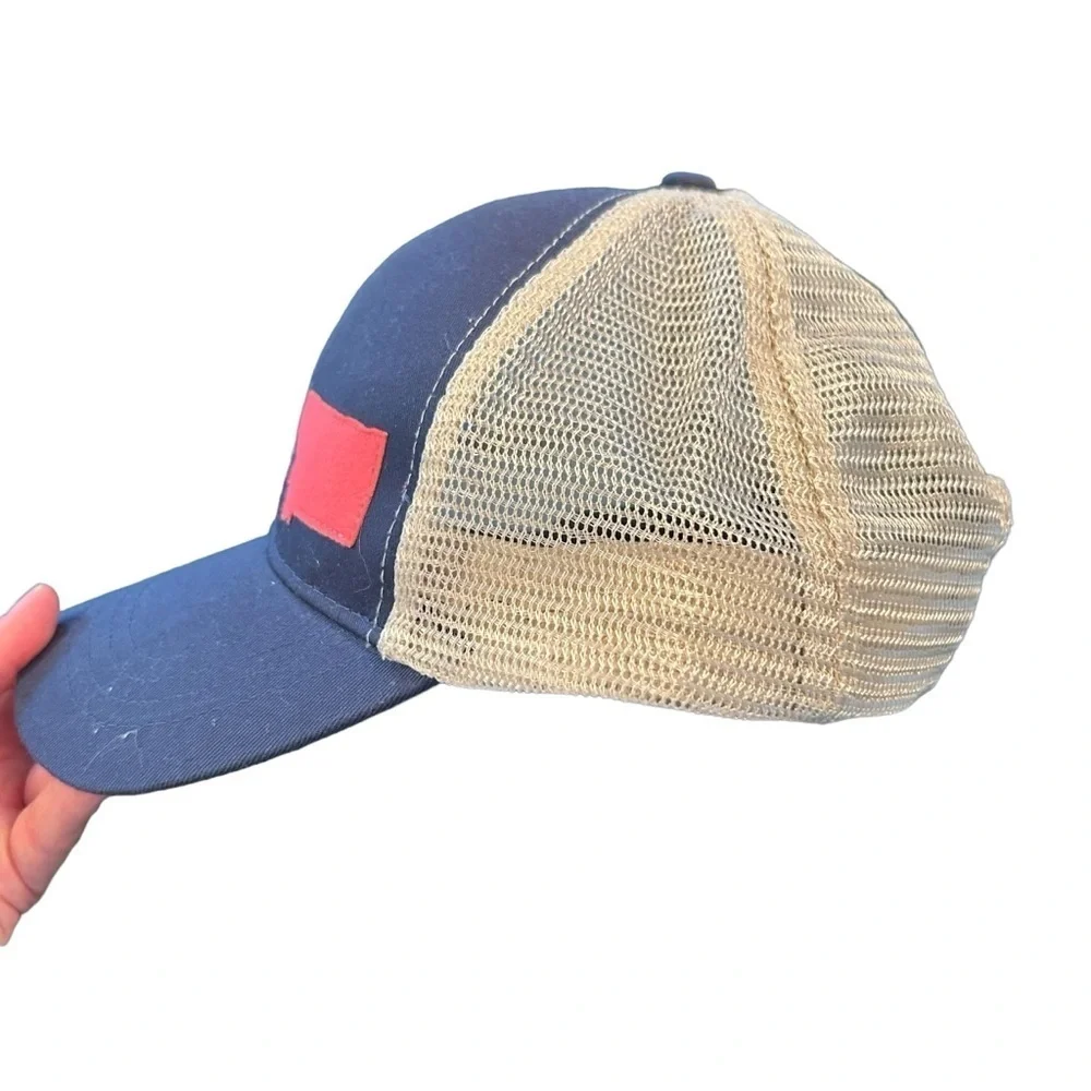 econscious Dig This Chick Montana State Trucker Hat Cap Navy OSFM
